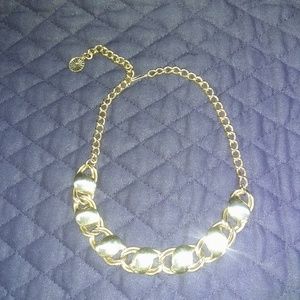 Gold Chocker Necklace.